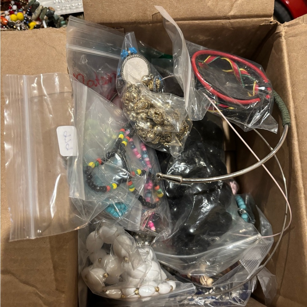 Assorted Jewelry Beads and Accessories
